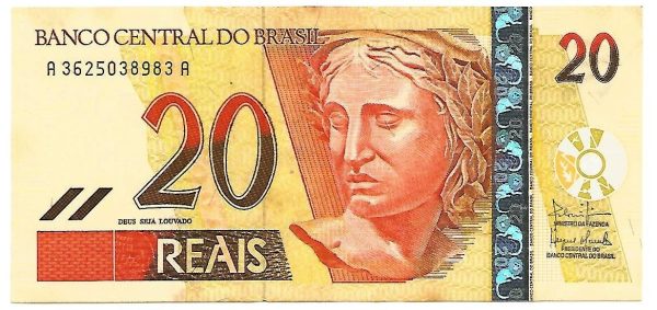 C303 - Cédula Brasil - 20 Reais - 2003 - SF