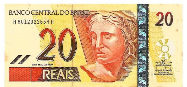 C304 - Cédula Brasil - 20 Reais - 2006- SF