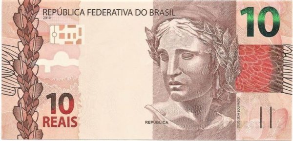 C350C - Cédula Brasil - 10 Reais - Serie IB - 2019 - FE
