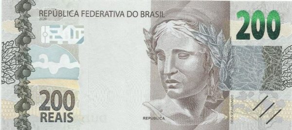 C370A - Cédula Brasil - 200 Reais - Série - AA - 2020 - FE