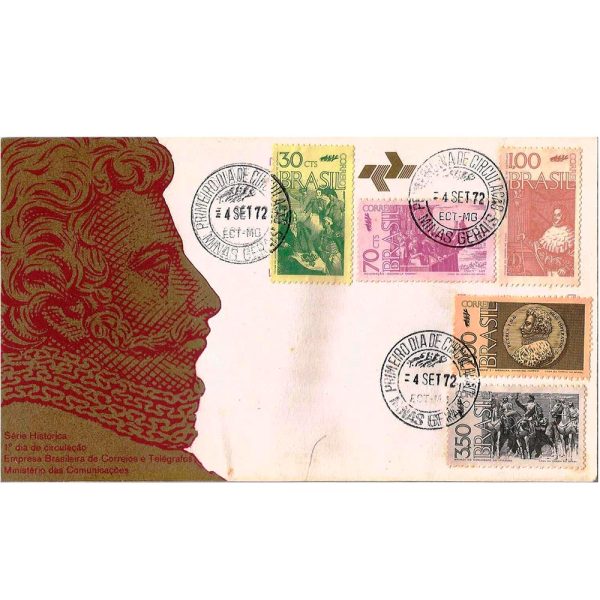 FDC008 CPD - 150 anos de Independência - 1972