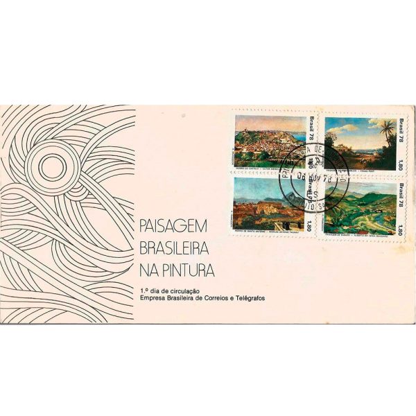 FDC166 CPD - Paisagem Brasileira na Pintura - 1978