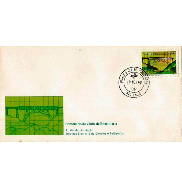 FDC212CPD - Centenário do Clube de Engenharia - 1980
