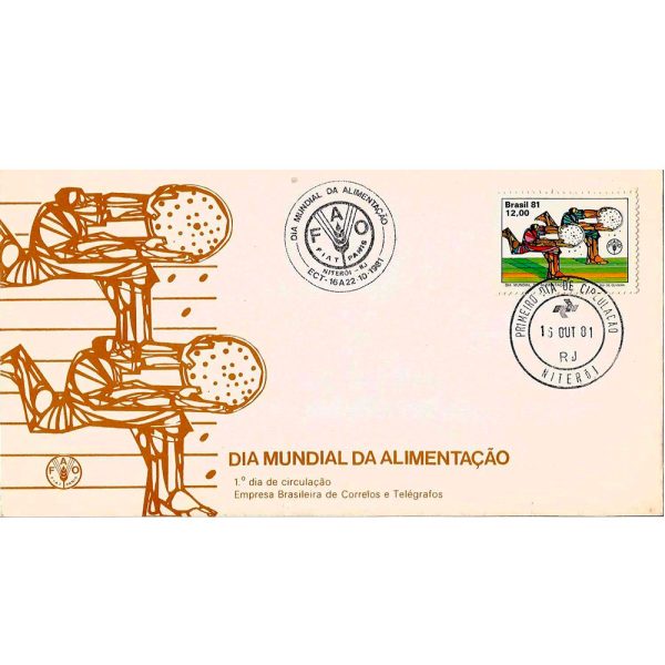 FDC234CBC/CPD - Dia Mundial da Alimentação - 1981