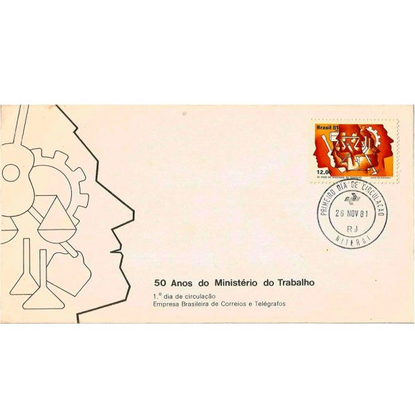 FDC240CPD - 50 anos do Ministério do Trabalho - 1981