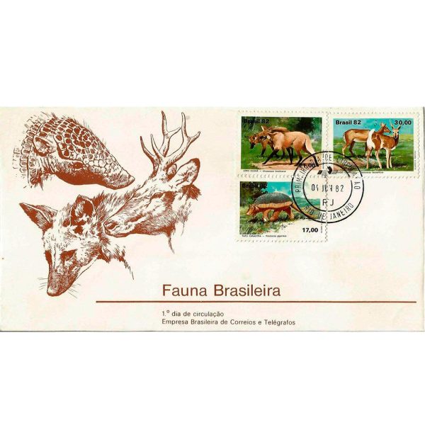 FDC255CPD - Fauna Brasileira - 1982