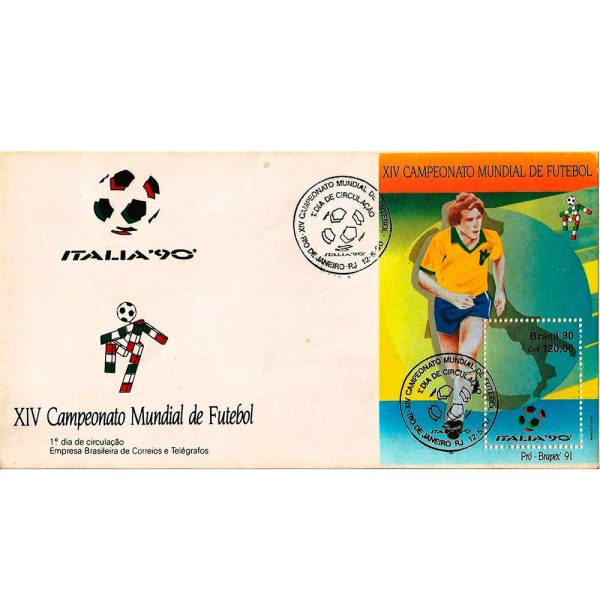 FDC501 - XIV Campeonato Mundial de Futebol - 1990