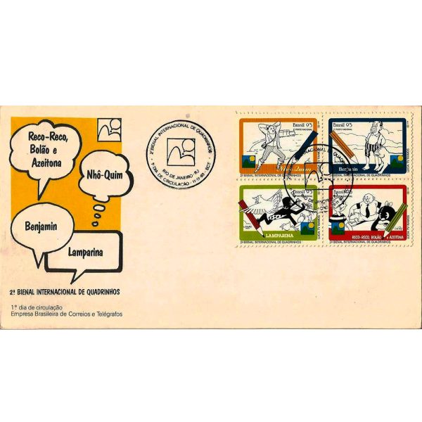 FDC602 - 2º Bienal Internacional de Quadrinhos - 1993