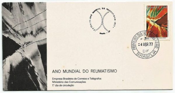 FDC115CPD/CBC - Ano Mundial Do Reumatismo - 1977