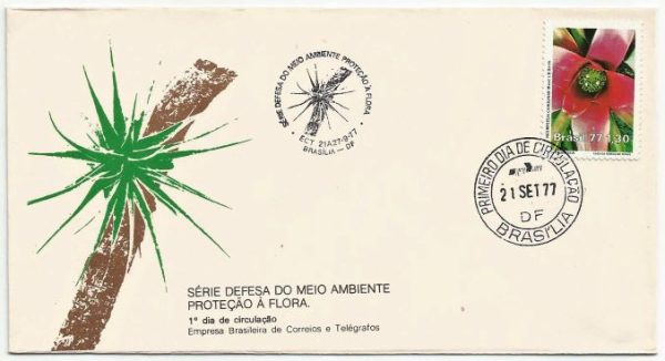 FDC132CPD/CBC - Série Defesa do Meio Ambiente Proteção à Flora - 1977