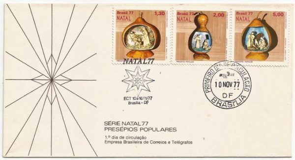 FDC138CBC/CPD - Natal - Presépios Populares - 1977