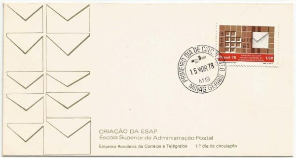 FDC147CPD -  Criação da ESAP - Escola Superior de Administração Postal - 1979