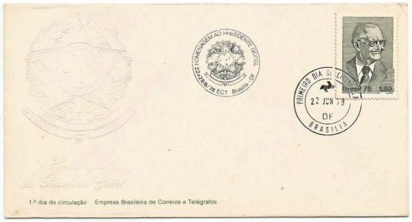 FDC153CPD/CBC - Homenagem ao Presidente Geisel - 1978