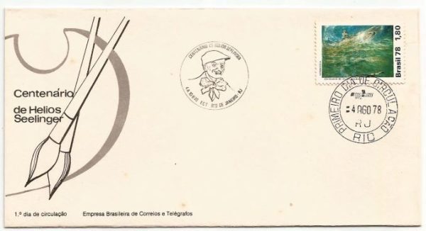 FDC157CPD/CBC - Centenário de Helios Seelinger - 1978