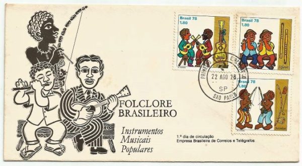FDC158CPD - Folclore Brasileiro - Instrumentos Musicais Populares - 1978