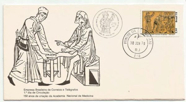 FDC177CPD/CBC - 150 anos de criação da Academia Nacional de Medicina - 1979