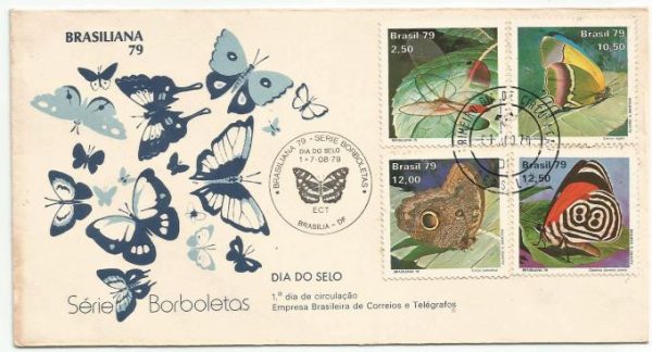 FDC179CPD/CBC - Dia do Selo - Borboletas - 1979