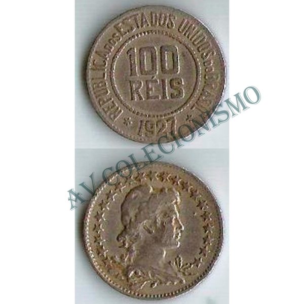 MNI 082 - Moeda 100 réis - Níquel - 1927 - MBC