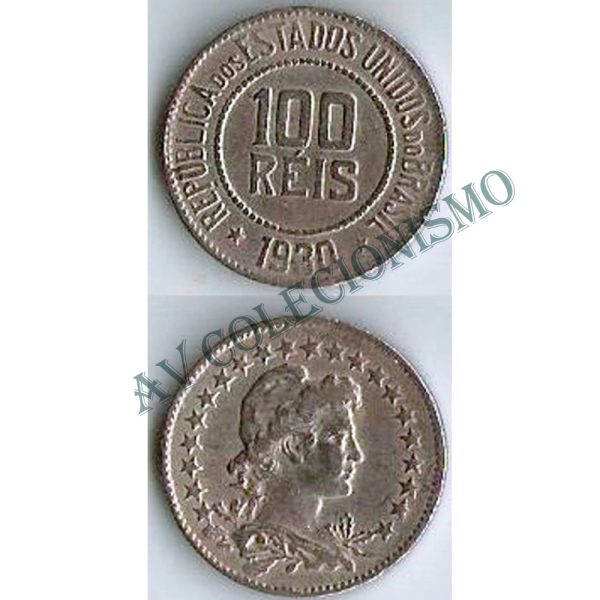 MNI 085 - Moeda 100 réis - Níquel - 1930 - SOB