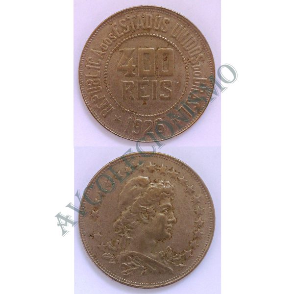 MNI 116 - Moeda 400 réis - Níquel - 1926 - MBC