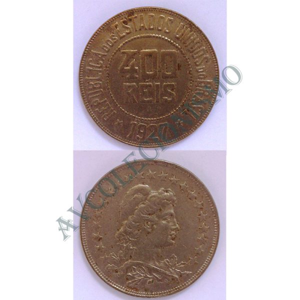 MNI 117 - Moeda 400 réis - Níquel - 1927 - MBC