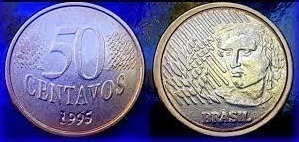 MRS 453 - Moeda - 50 Centavos - 1995 - SOB
