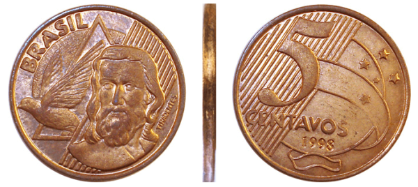 MRS 464 - Moeda 5 Centavos - 1998 - MB