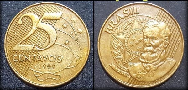 MRS 513 - Moeda 25 Centavos - 1999 - FC
