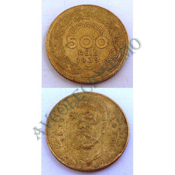 MVM 175 - Moeda 500 Réis - Bronze-Alumínio - 1939 - SOB