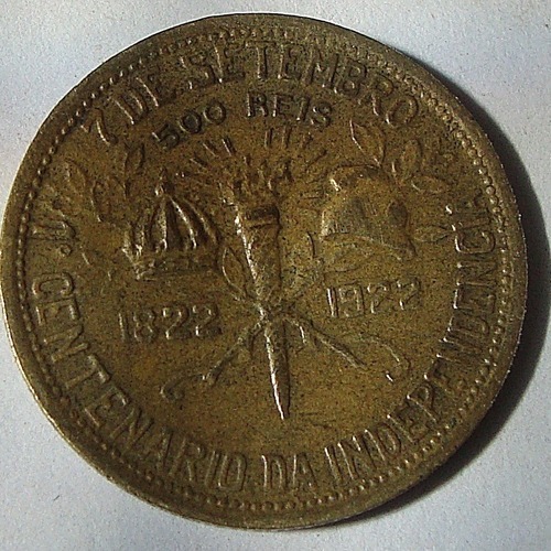 MVM 122 - Moeda 500 réis - Bronze/Aluminio - 1922 - SOB