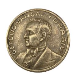 MVM 191 - Moeda 50 centavos - Bronze-Alumínio - 1942 - Getúlio Vargas - SOB