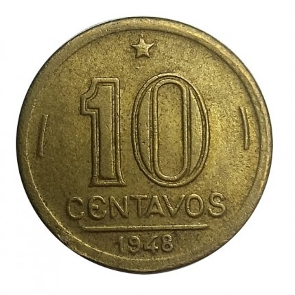 MVM 198 - Moeda 10 centavos - Bronze-Alumínio - 1948 - José Bonifácio de Andrada e Silva - SOB