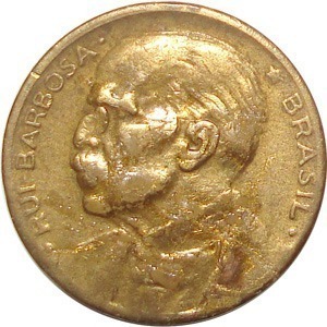 MVM 206 - Moeda 20 centavos - Bronze-Alumínio - 1948 - Ruy Barbosa - SOB