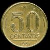 MVM 218 - Moeda 50 centavos - Bronze-Alumínio - 1951 - General Eurico Gaspar Dutra - SOB