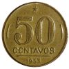 MVM 220 - Moeda 50 centavos - Bronze-Alumínio - 1953 - General Eurico Gaspar Dutra - SOB