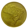 MVM 226 - Moeda 1 Cruzeiro - Bronze-Alumínio - 1944 - SOB