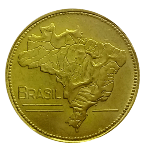 MVM 226 - Moeda 1 Cruzeiro - Bronze-Alumínio - 1944 - SOB
