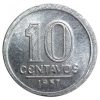 MVM 258 - Moeda 10 centavos - Alumínio - 1957 - SOB