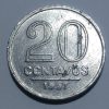 MVM 264 - Moeda 20 centavos - Alumínio - 1957 - SOB