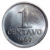 MVM 287 - Moeda 1 Centavo - Aço inoxidável - 1967 - SOB