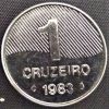 MVM 346 - Moeda 1 Cruzeiro - Cana de Açúcar - 1983 - FC - Escassa