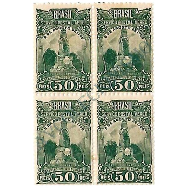 QA0017 - 50 réis - Monumento ao Padre Gusmão - 1929