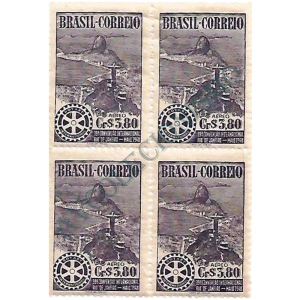 QA0064 - Convenção Internacional do ROTARY - Rio de Janeiro - 1948 - MINT