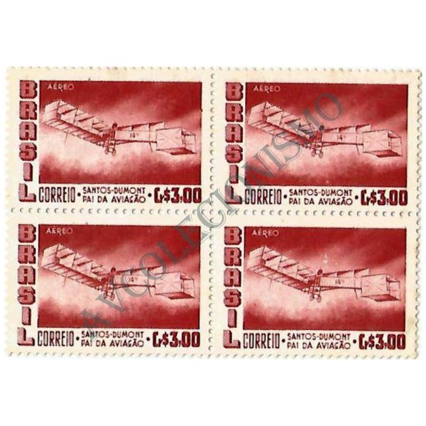 QA0079 - Santos Dumont - Cr$3,00 - 1956