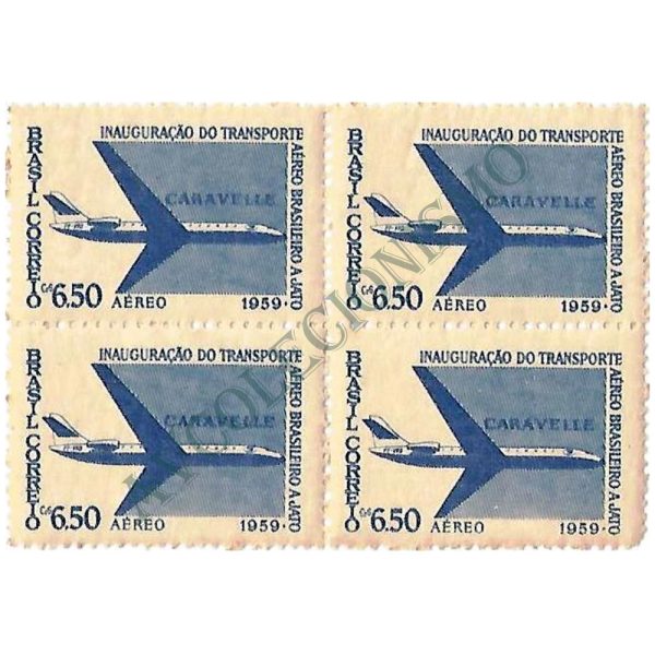 QA0089 - Inauguração do Transporte Áereo Brasileiro a Jato - 1959 - MINT