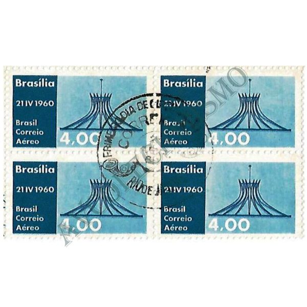QA0094CPD - Inauguração de Brasília - Nova Capital Federal - Catedral - 1960 - MINT