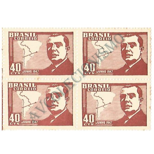 QC0228 - Visita do Presidente do Chile González Videla - 1947 - MINT