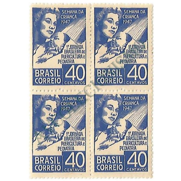 QC0234 - Semana da Criança - 1947 - MINT