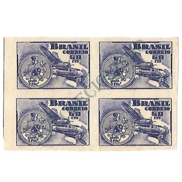 QC0246 - Homenagem à Força Aérea Brasileira na Itália - FAB - 1949 - MINT