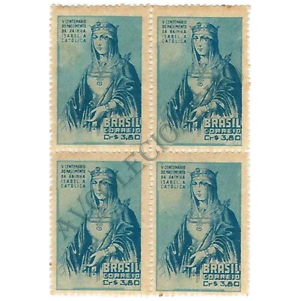 QC0274 - 5º Centenário de Isabel "A Católica de Espanha" (1451-1504) - 1952 - MINT